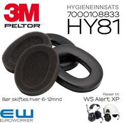 3M Peltor HY81 - Hygienesett til WS Alert XP (7000108833)