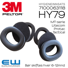 3M Peltor HY79 Hygienesett (Litecom, Tactical, Protac, MT-serie)(7100063118)
